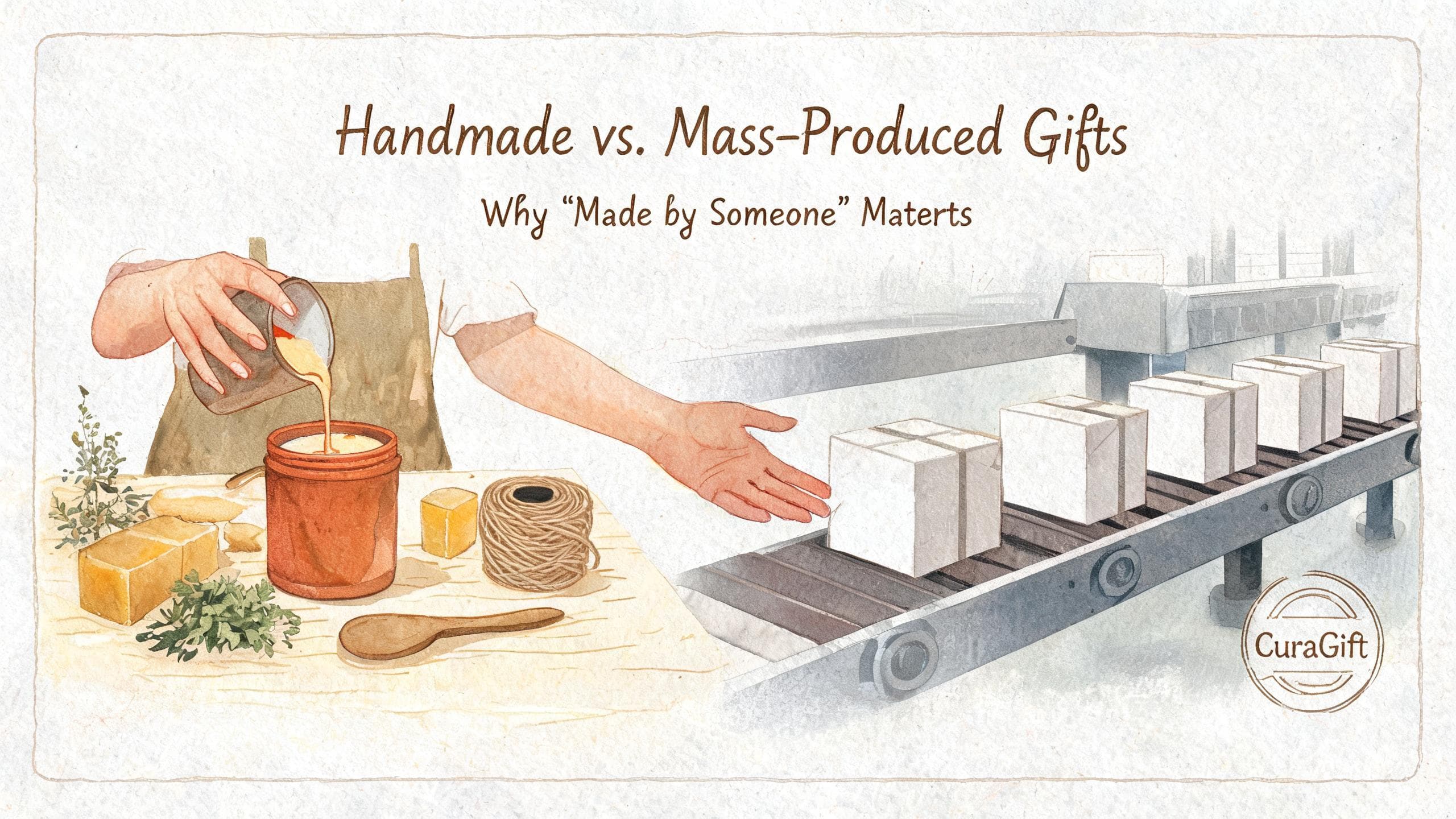 Handmade vs Mass-Produced Gifts: Why "Made by Someone" Wins